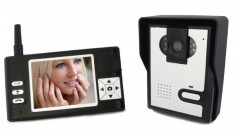 Camera de supraveghere PNI model interfon video color wireless 3509W cu ecran LCD de 3.5 inch foto