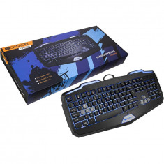 Tastatura Canyon CNS-SKB6-US Gaming iluminata, neagra foto