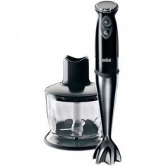 Mixer Braun vertical MR730, 600 W, Negru/Inox foto