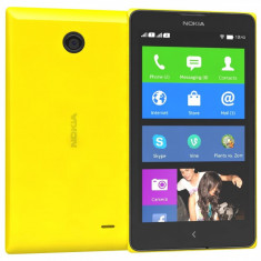 Telefon mobil Nokia X Dual Sim, galben foto