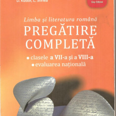 (C6042) LIMBA SI LITERATURA ROMANA PREGATIRE COMPLETA DE CARSTOCEA, CL. VII-VIII