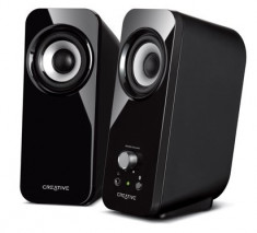 Boxe Creative Inspire T12, sistem 2.0, 18W RMS, negru foto