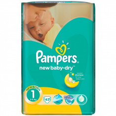 PAMPERS Scutece New Baby 2 New Born 43 buc foto