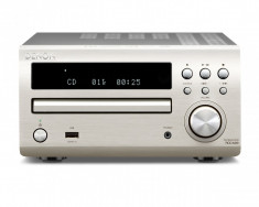 DENON Sistem audio RCD-M39DAB/ SC-M39, 2 x 30W, negru/ argintiu foto