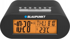 Blaupunkt radio cu ceas CR3BK, negru foto