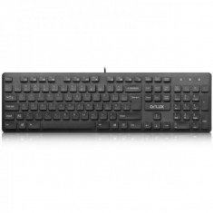 Tastatura DeLux KA150P, Standard, PS/2, neagra foto