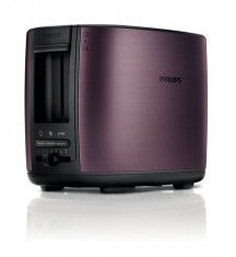 Prajitor de paine Philips HD2628/90, putere 950W, violet foto