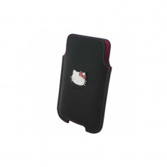 Toc telefon Hello Kitty HKFOIPBL negru pentru Apple iPhone 3GS foto