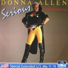 Donna Allen - Serious (Special Extended U.S. Mix 1987) vinil Maxi single 12&amp;quot; foto