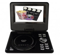 PNI DVD Player Portabil NS769, 7.5 inch cu Tuner TV, Radio, Slot USB, Card SD si Jocuri foto