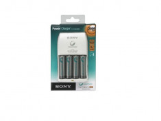 Sony incarcator acumulatori BCG34HLD4E + 4 baterii 2500mAh foto