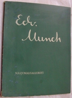 ALBUM EDVARD MUNCH, GALERIA NATIONALA OSLO/1956(45 reprod, text nor/eng/fra/ger) foto