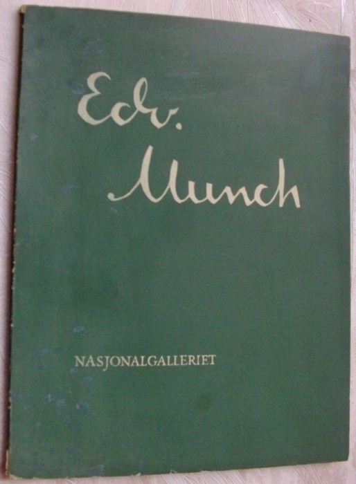 ALBUM EDVARD MUNCH, GALERIA NATIONALA OSLO/1956(45 reprod, text nor/eng/fra/ger)
