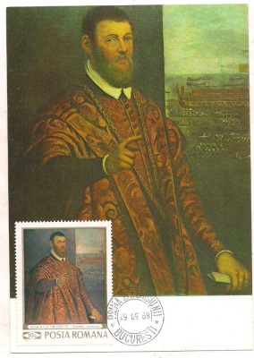 % ilustrata maxima -PORTRETUL UNUI SENATOR VENETIAN-prima zi foto