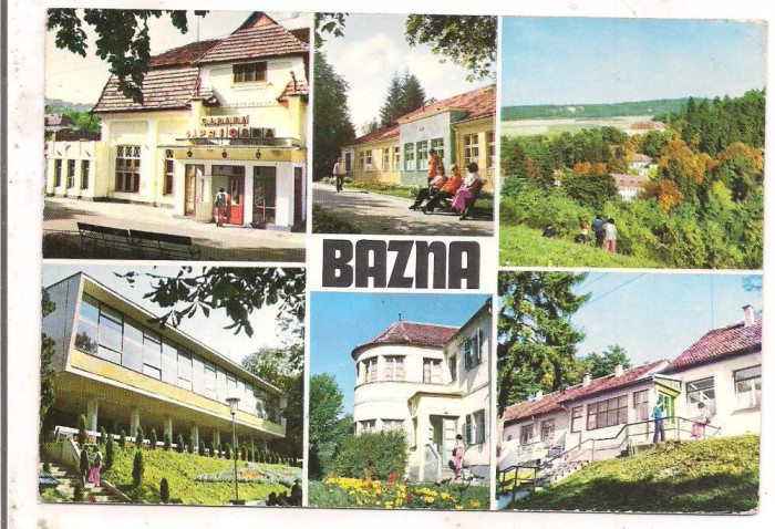 % carte postala (ilustrata)-BAZNA-colaj
