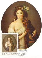 % ilustrata maxima -MARIE LOUISE-Portretul doamnei d Aguesseau-prima zi
