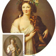 % ilustrata maxima -MARIE LOUISE-Portretul doamnei d Aguesseau-prima zi