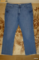 Blugi Edi Jeans; marime 52: 105 cm talie, 104 cm lungime; impecabili, ca noi foto