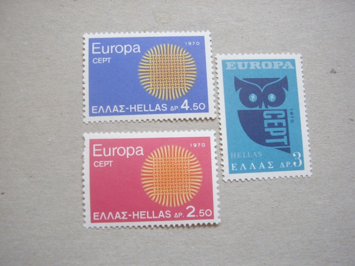 Grecia 1970 Europa MI 1040-1042 MNH w09