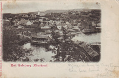 #1608- Romania, Salzburg, Vizakna, Ocna Sibiului c.p. circulata 1904: Strandul foto