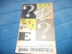 GHEORGHE SANDA - GHIDUL ENIGMISTULUI foto