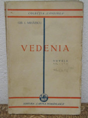 VEDENIA -GIB I. MIHAESCU, AN 1929 foto