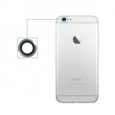 Geam Camera Spate iPhone 6 6S Silver Original foto