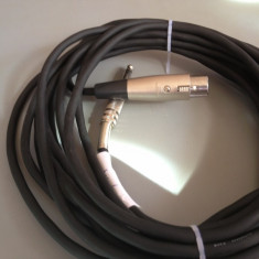 cablu KLOTZ de microfon cu mufe XLR CANNON si JACK - 7 M lungime / IMPECABIL