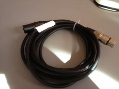 cablu KLOTZ de microfon cu 2 mufe XLR (mama -tata) - 4,5 M lungime / IMPECABIL foto
