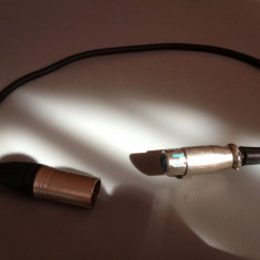 cablu audio /adaptor - XLR mama/tata - marca NEUTRIK - 0,5 M lungime /IMPECABIL