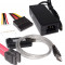 ADAPTOR IDE SATA USB 2.0 MODEL NOU RACK PT HDD 2,5 - 3,5, DVD-RW sursa 2,5A