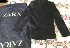 Vand costum ZARA negru, cambrat, impecabil, special pt ocazii foto