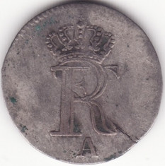 Regatul Prusiei - 1/48 Thaler 1773 - Argint slab foto