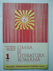 REVISTA LIMBA SI LITERATURA ROMANA - LOT ANUL 1980 NUMERELELE 1 + 2 + 3 foto