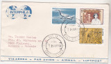 bnk fil Brazilia 1979 - aerofilatelie Interphila plic circulat Brazilia Romania