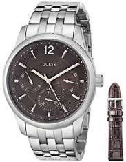 GUESS Men&amp;#039;s U0508G1 Classic Silver-Tone | 100% original, import SUA, 10 zile lucratoare a12107 foto