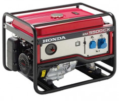 Generator monofazat EM 5500 CX S1 G cu motor Honda foto