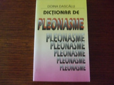 DICTIONAR DE PLEONASME - DOINA DASCALU foto