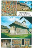 % carte postala (ilustrata)-SUCEAVA-Manastirea Moldovita, Necirculata, Printata