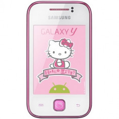 Telefon mobil Samsung S5360 Galaxy Y, Pure White Hello Kitty foto