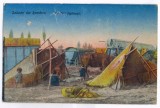 2950 - Ethnic, GYPSY TENTS, Tigani, Romania - old postcard - unused, Necirculata, Printata