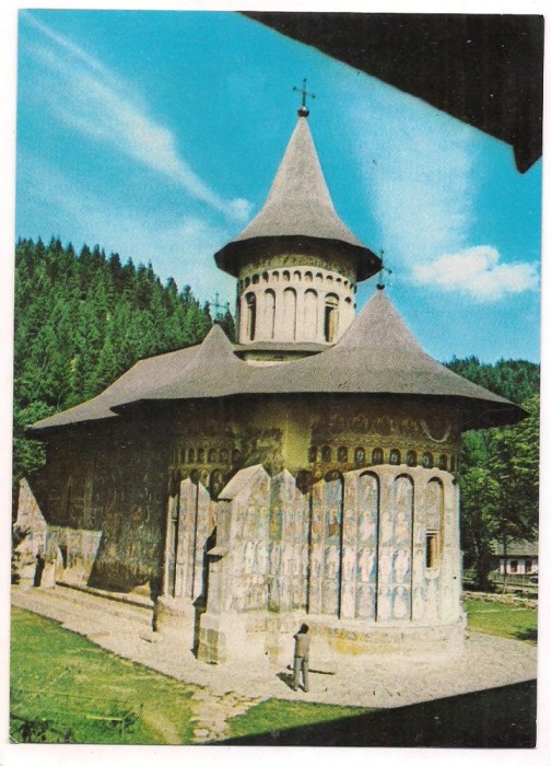 % carte postala (marca fixa)-SUCEAVA-Manastirea Voronet
