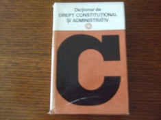 Ioan Busuioc - Dictionar de drept constitutional si administrativ foto