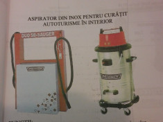 ASPIRATOR DIN INOX PENTRU CURATIRE AUTOTURISME SI CAMIOANE ,IN INTERIOR foto