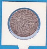 MONEDA DIN ARGINT GERMANIA - 3 MARK 1911, LIT. G - BADEN - FRIEDRICH II-MAI RARA