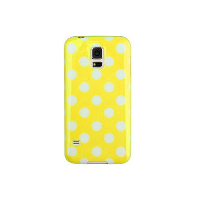 Husa silicon DOTS Samsung Galaxy S5 i9600 G900 + folie ecran cadou foto