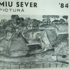 Miu Sever catalog expozitie pictura 1984 Bucuresti casa Petofi Sandor