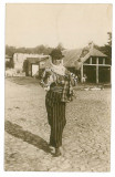 2955 - ETHNIC woman, Port Popular - old postcard - unused, Necirculata, Printata