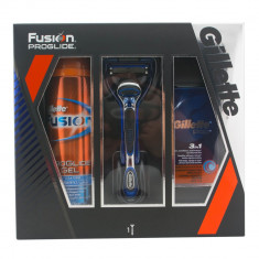 Pachet Cadou Aparat ras + Gel ras 200ml + Balsam 50ml Fusion Proglide Gillette foto