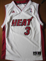 Maieu baschet NBA , Wade - nr.3 Miami Heat, ca nou, masura M Juniori foto